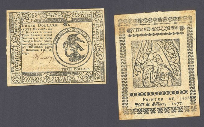 Image of Continental Currency  denomination?